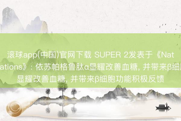 滚球app(中国)官网下载 SUPER 2发表于《Nature Communications》: 依苏帕格鲁肽α显耀改善血糖， 并带来β细胞功能积极反馈