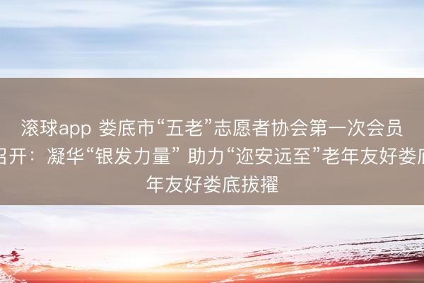 滚球app 娄底市“五老”志愿者协会第一次会员大会召开：凝华“银发力量” 助力“迩安远至”老年友好娄底拔擢